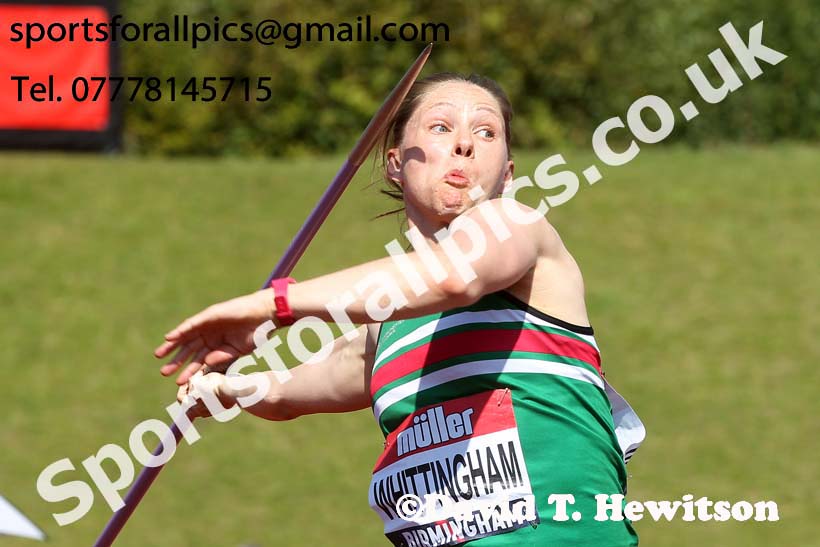 Womens javelin, 2019 Muller British Championships, Alexander Stadium, Birmingham. Photo: David T. Hewitson/Sports for All Pics
